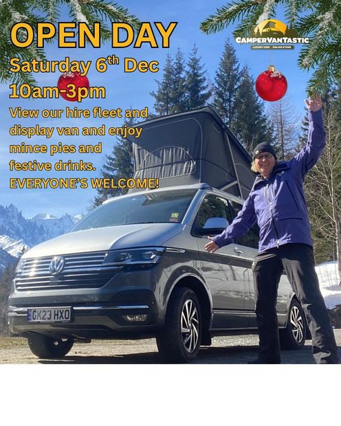 OPEN DAY - Sat 6th December 10am-3pm